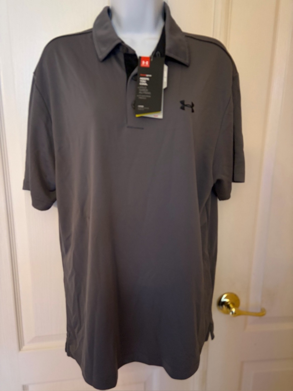 Under Armour Men’s Charcoal Gray Polo